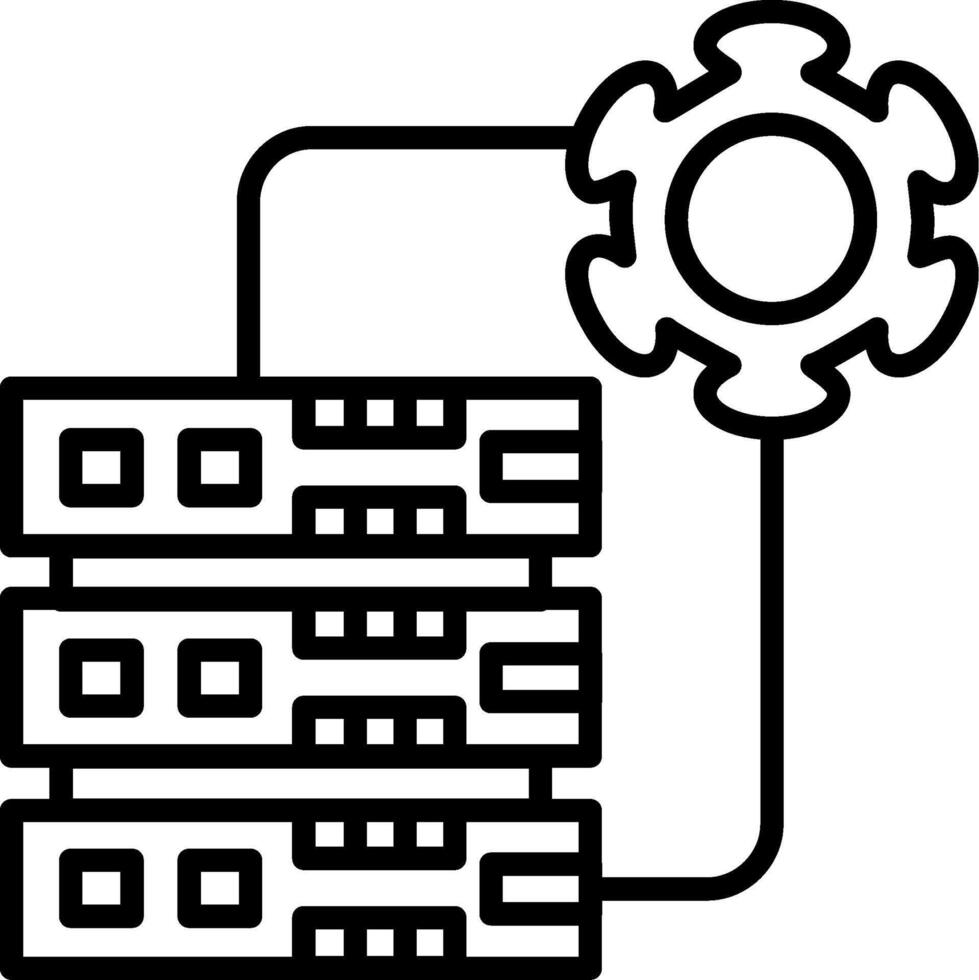 Data Ingestion Minimal Visual Object Form vector