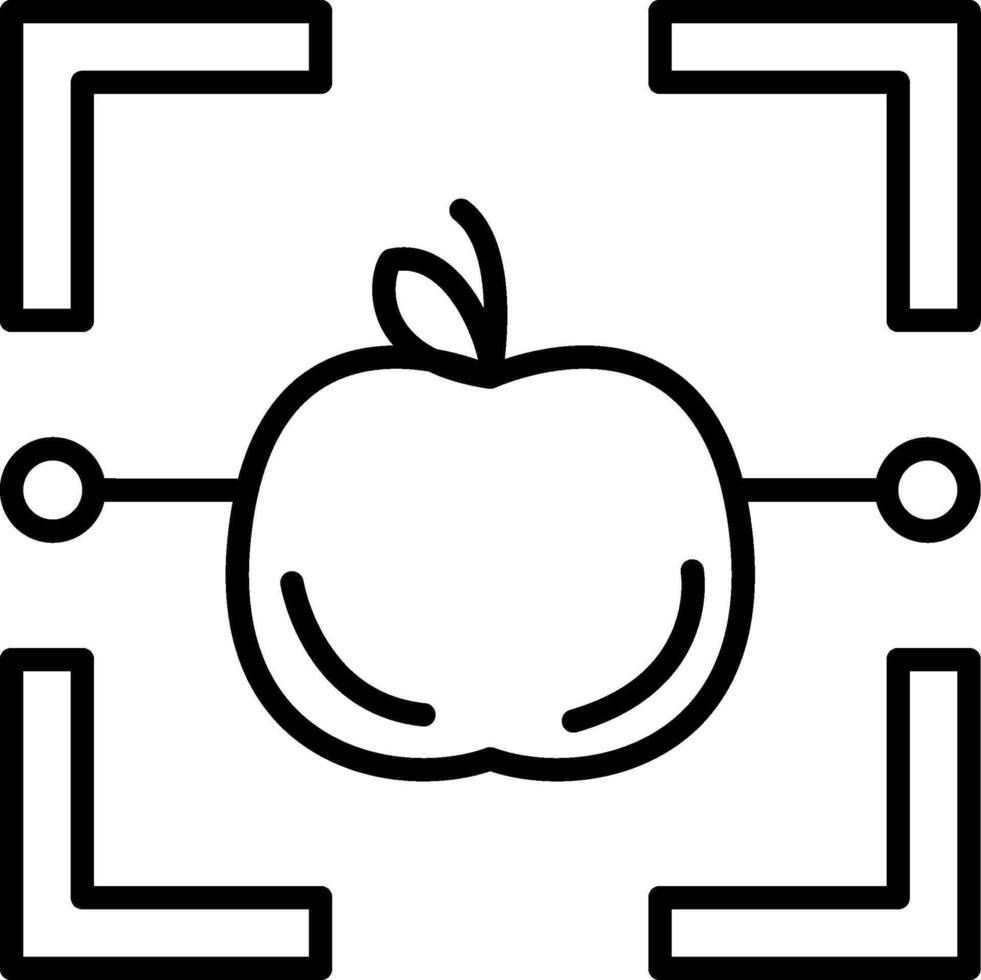 Apple Object Mobile Optimized Art Layout vector