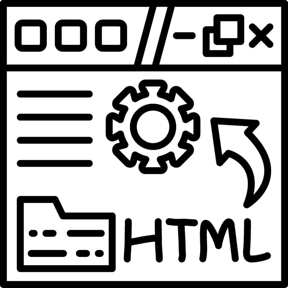 Website Html Mobile Optimized Art Layout vector