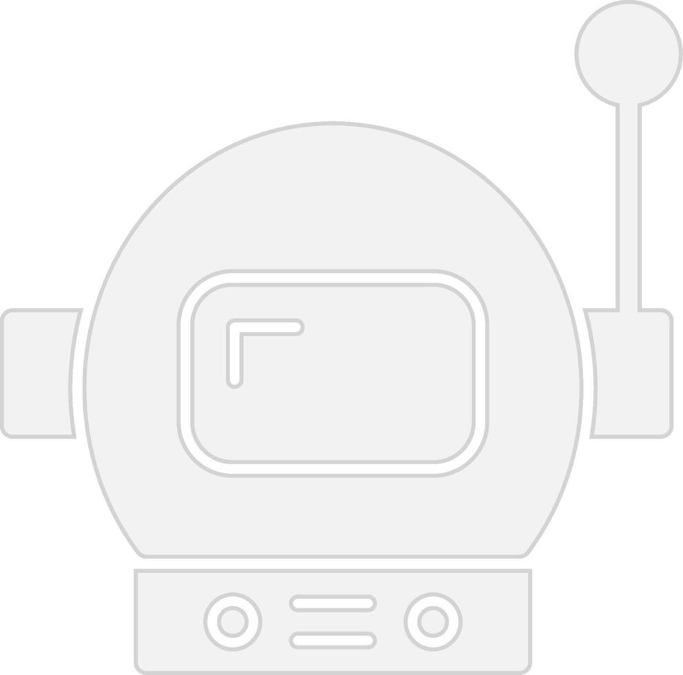 Astronaut Helmet Color Block Badge vector