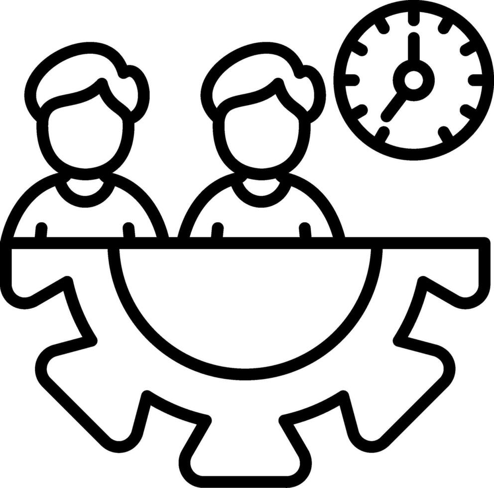 Stakeholder Balanced Visual Element Layout vector