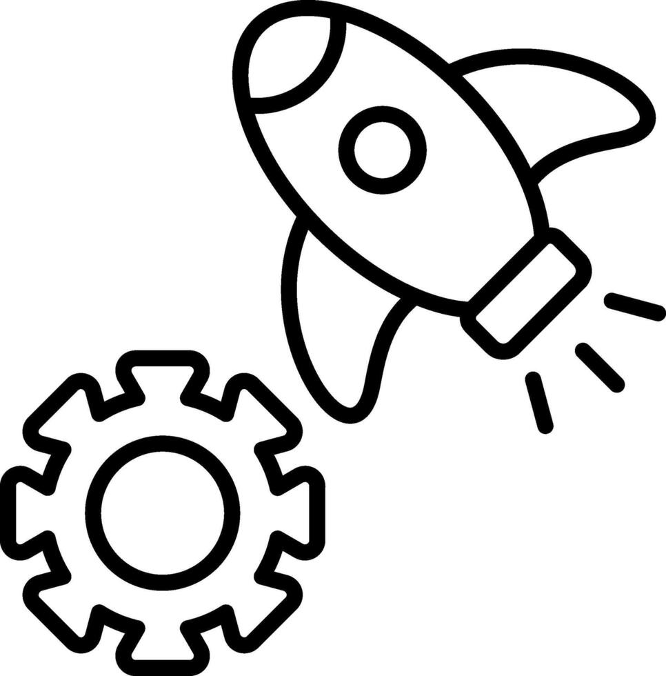 Start Up Functional Art Element Layout vector