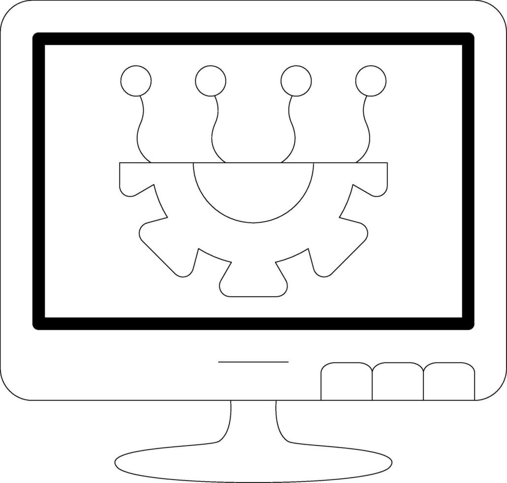 Configuration Professional UI Symbol Graphic vector