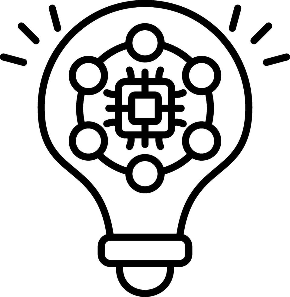 Bulb Scalable UI Form Graphic vector