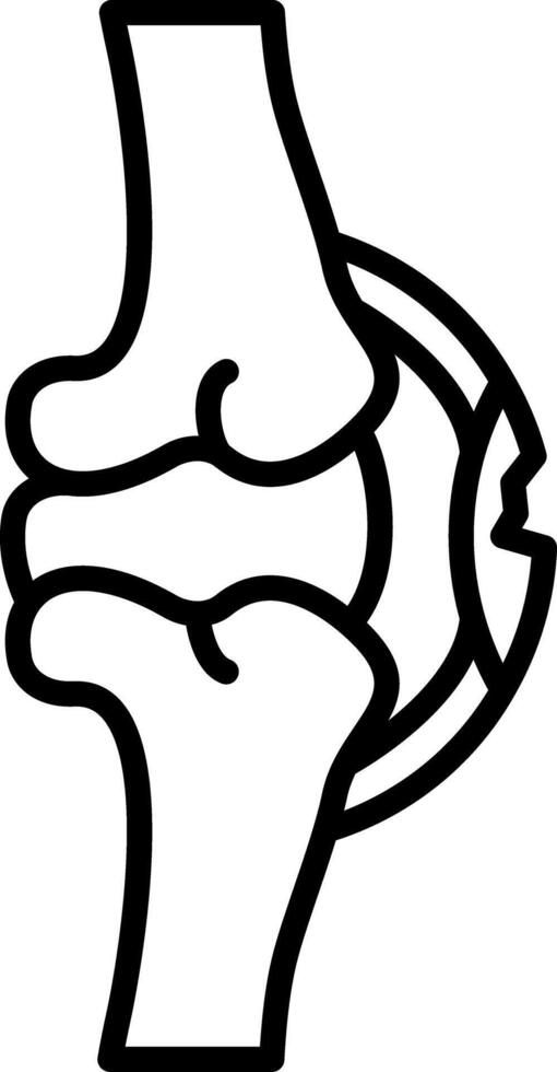 Torn Tendon UX Friendly Element Layout vector