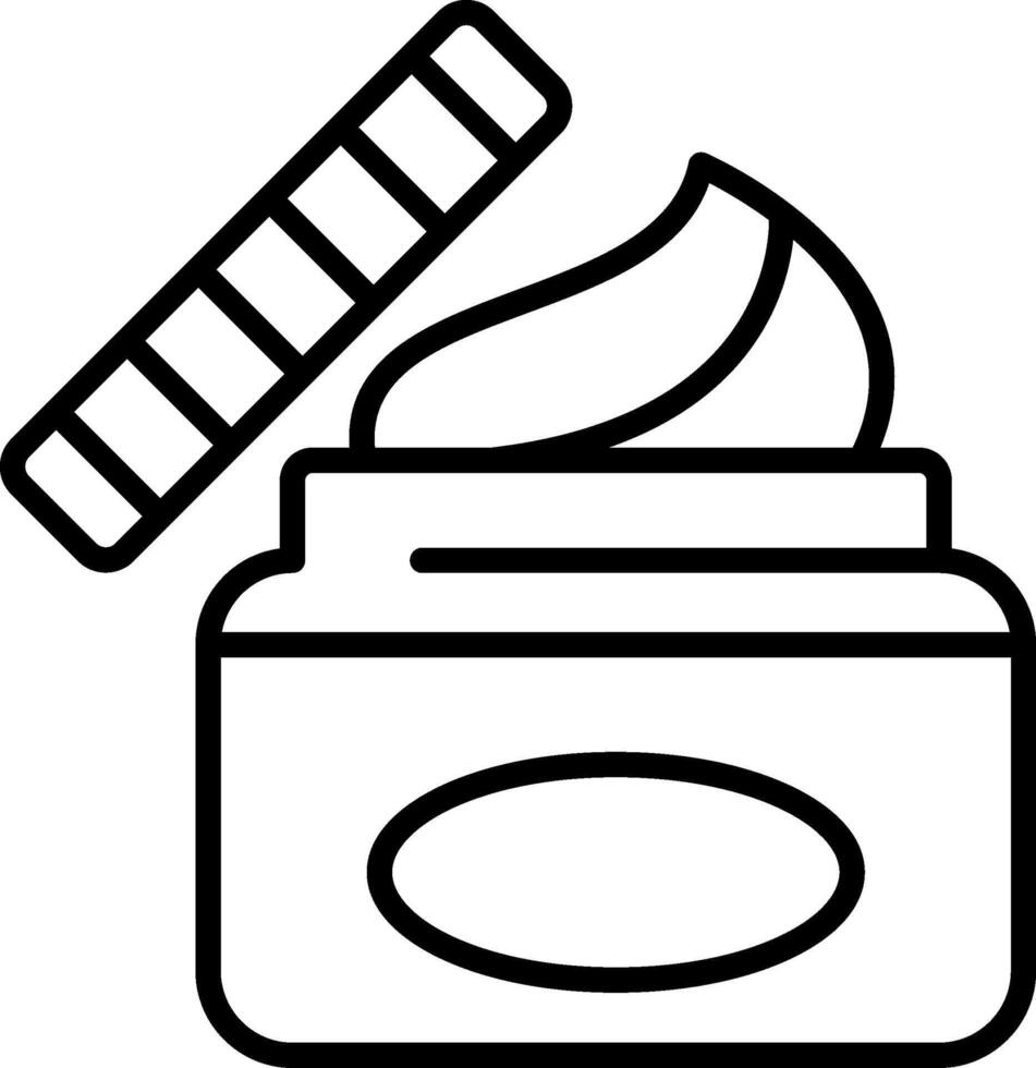 Cream Jar Scalable UI Form Graphic vector