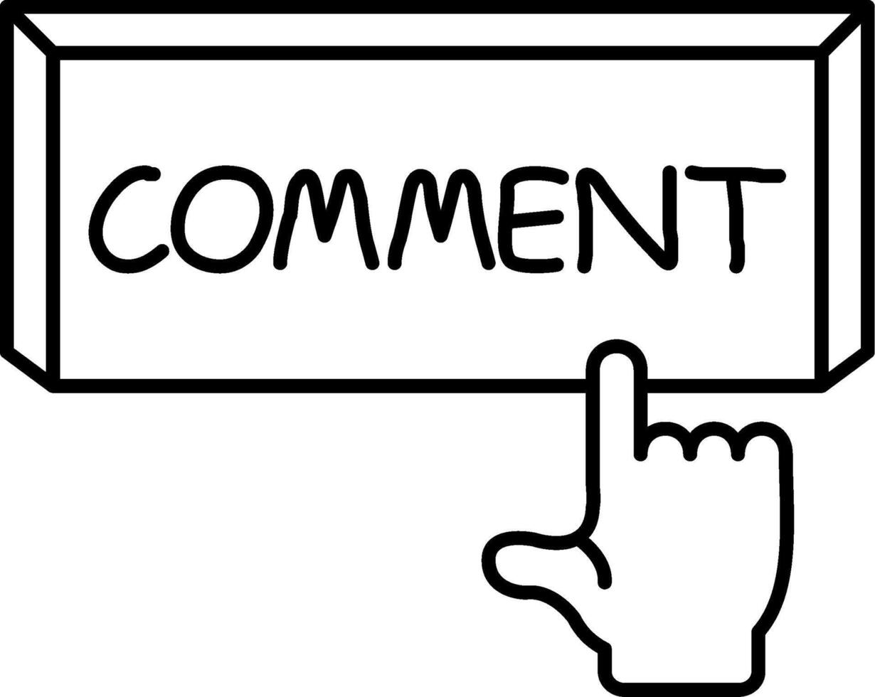 Comment Scalable UX Feature Graphic vector