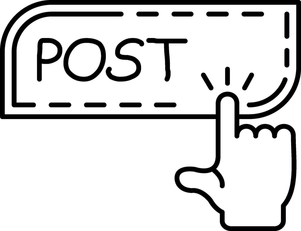 Post Dynamic Shape Asset vector