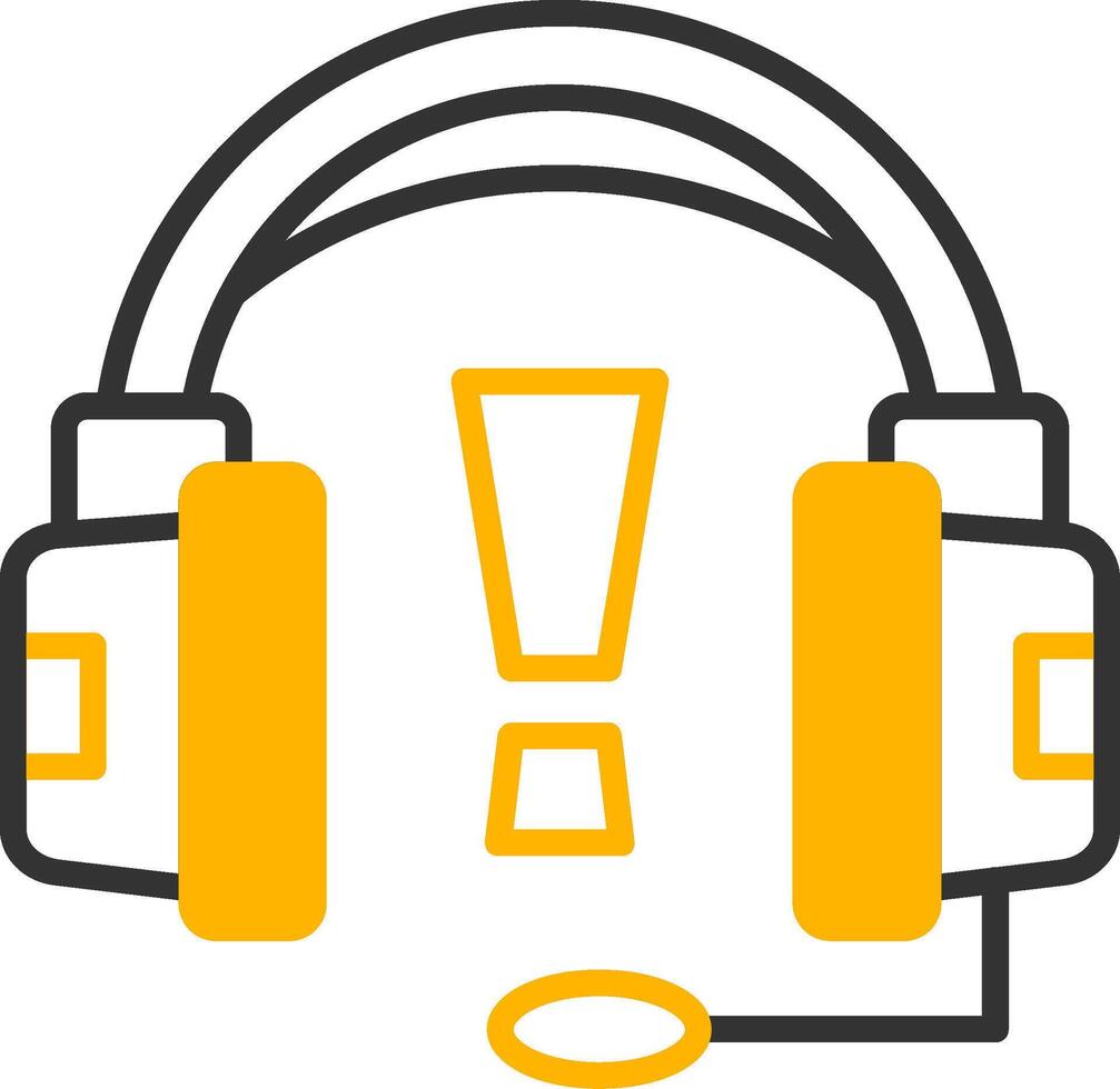 Information Error Alert Line Two Color vector