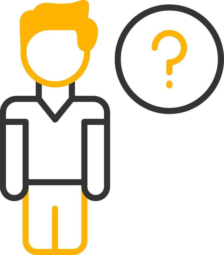 Challenging Task Difficulty Line Two Color vector