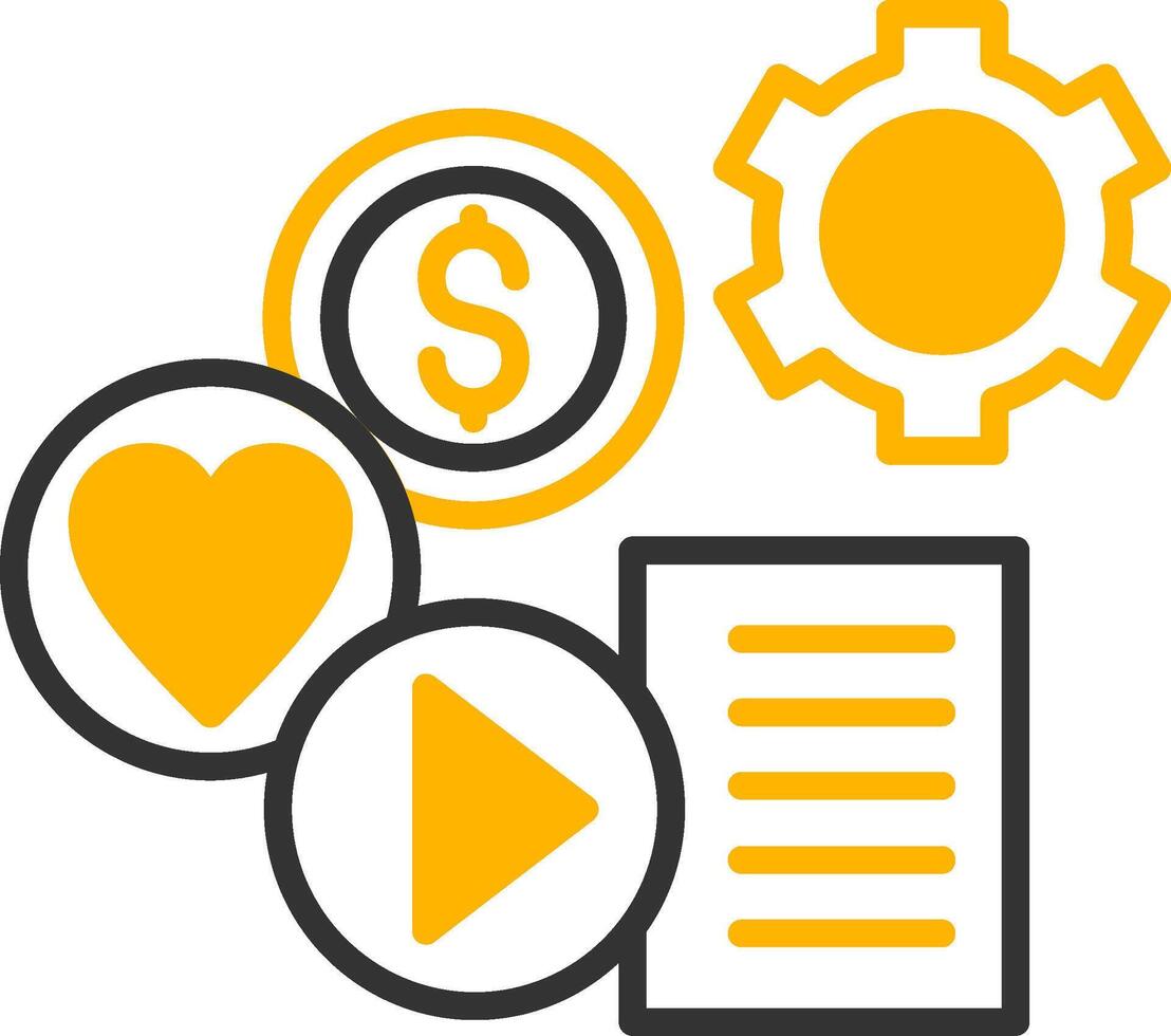 empresa base de datos sistema línea dos color vector