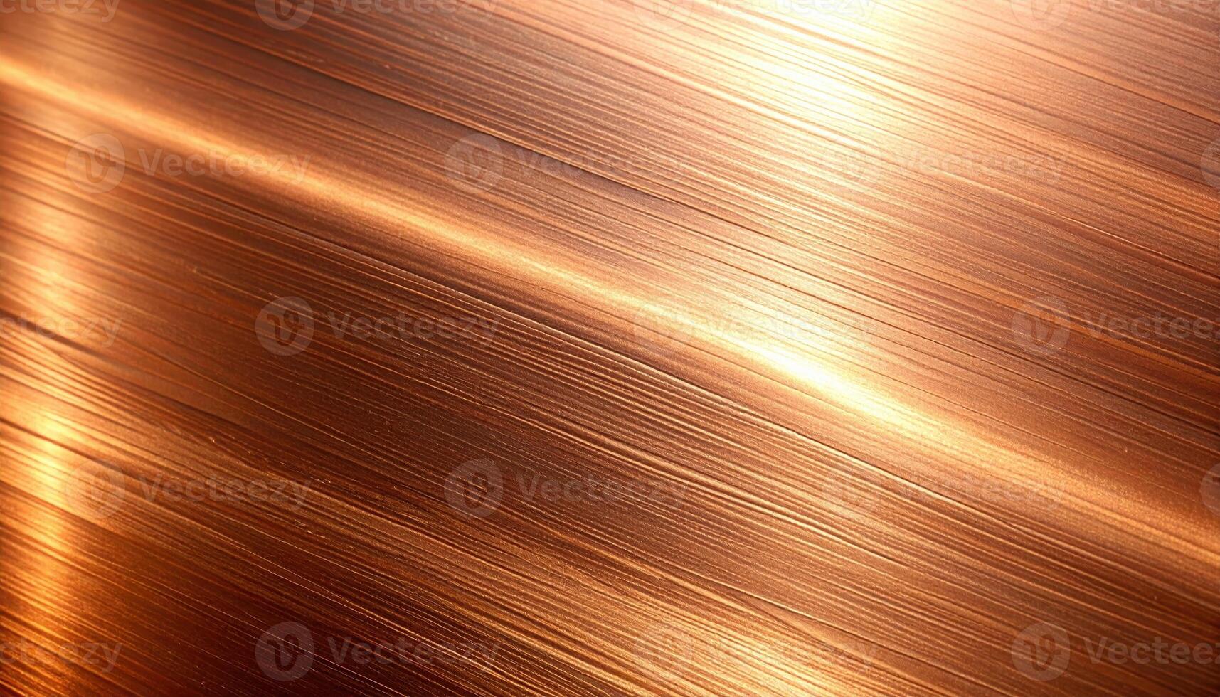 Luminous copper strands gleam with radiant warmth, creating an inviting, abstract backdrop with a captivating blend of light and shadow textures on a smooth surface. photo