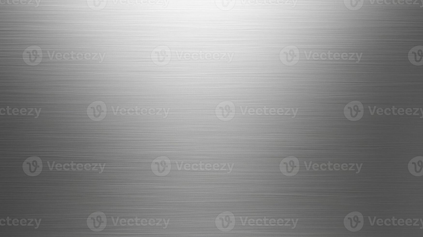 Shiny metallic background with horizontal brushed texture and gradient lighting from top to bottom creating a sleek and modern industrial look and feel effect. photo