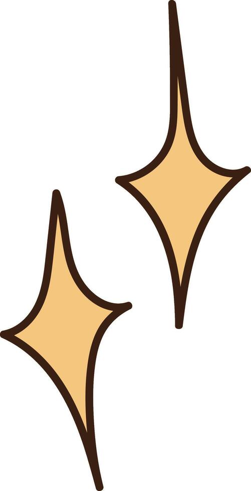 Stylized Sparkle Shapes vector
