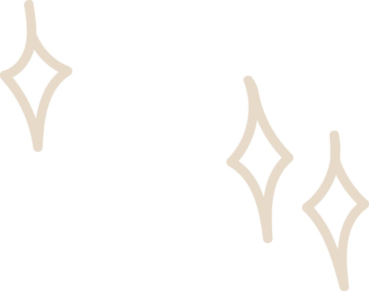 Simple Geometric Star Shapes vector
