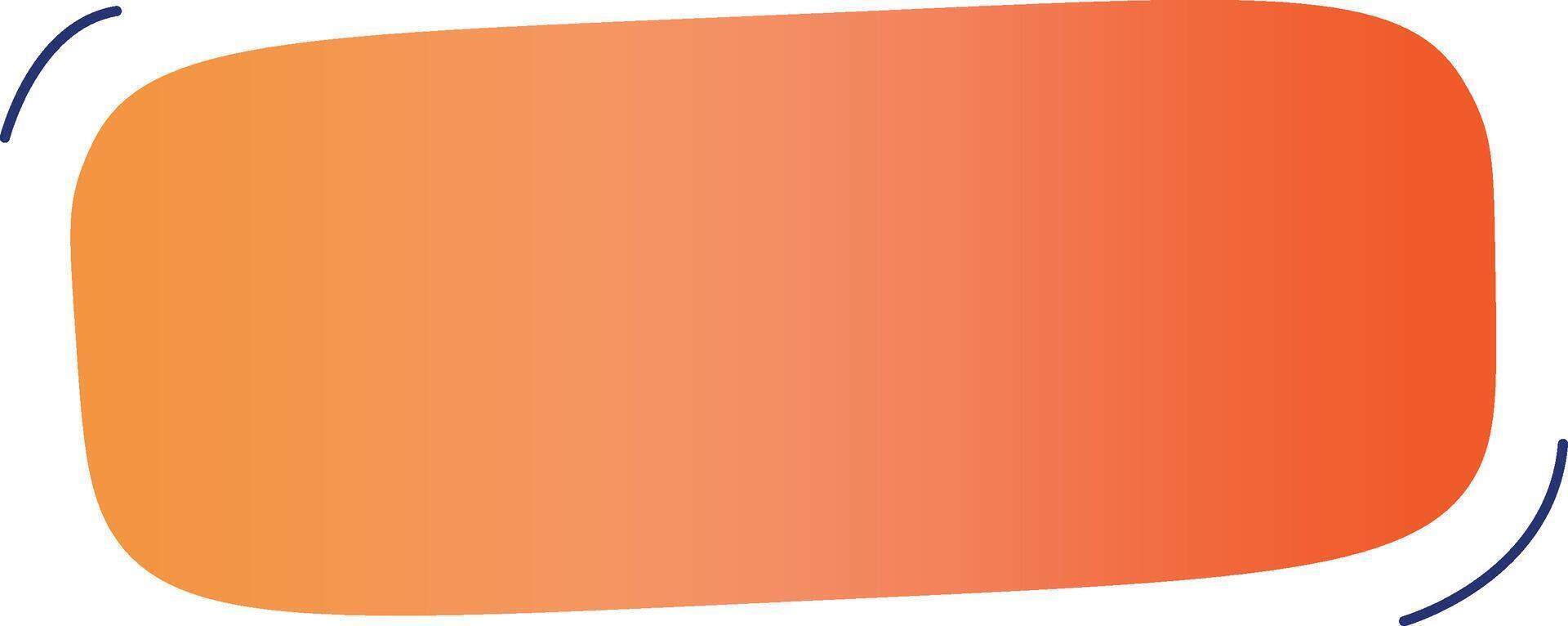 Rounded Gradient Rectangle Frame vector