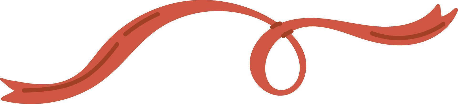 Flowing Ribbon with Loop vector