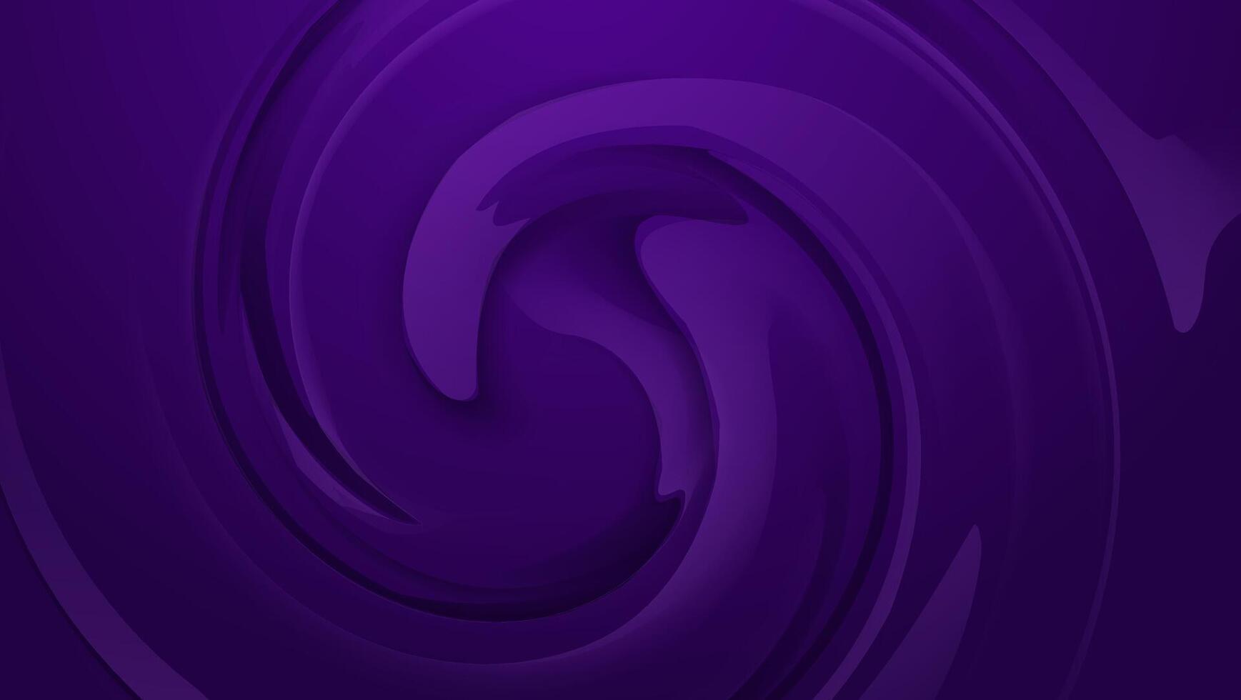Abstract purple swirl pattern background with layered curves vector