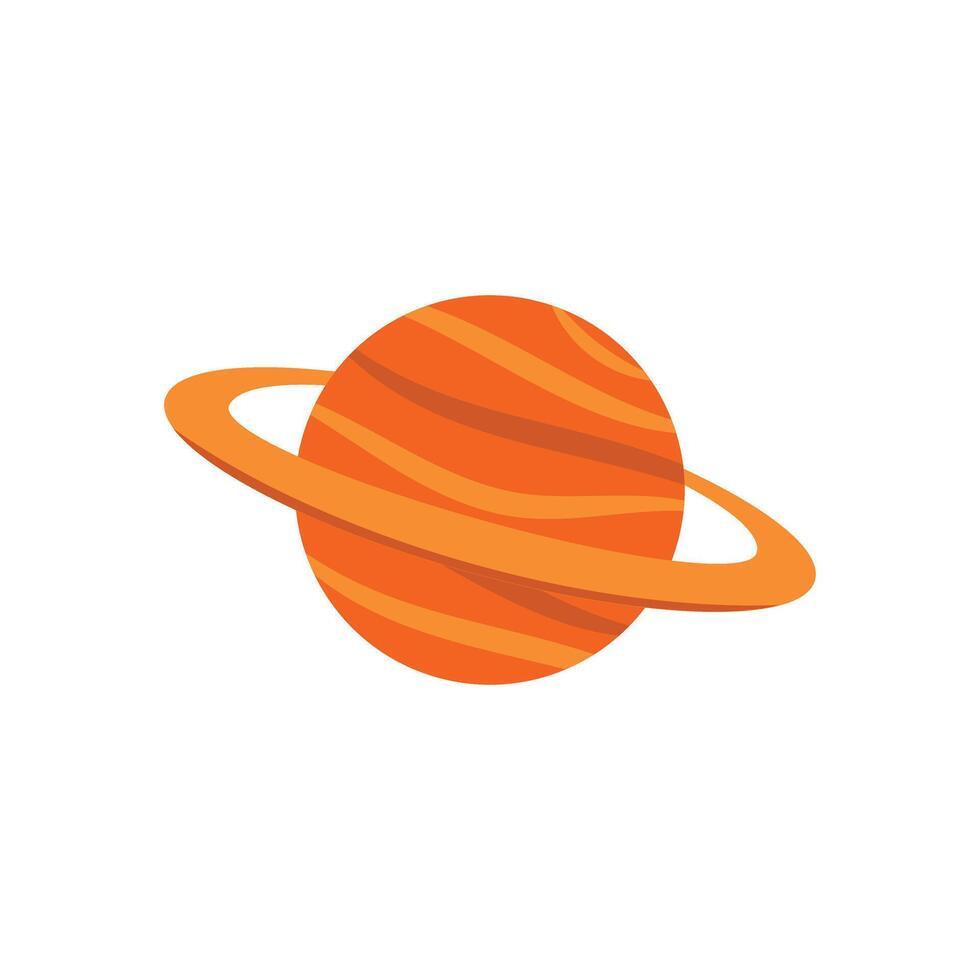 Isolated object of saturn and ring sign. Graphic of saturn and stars stock symbol for web. vector