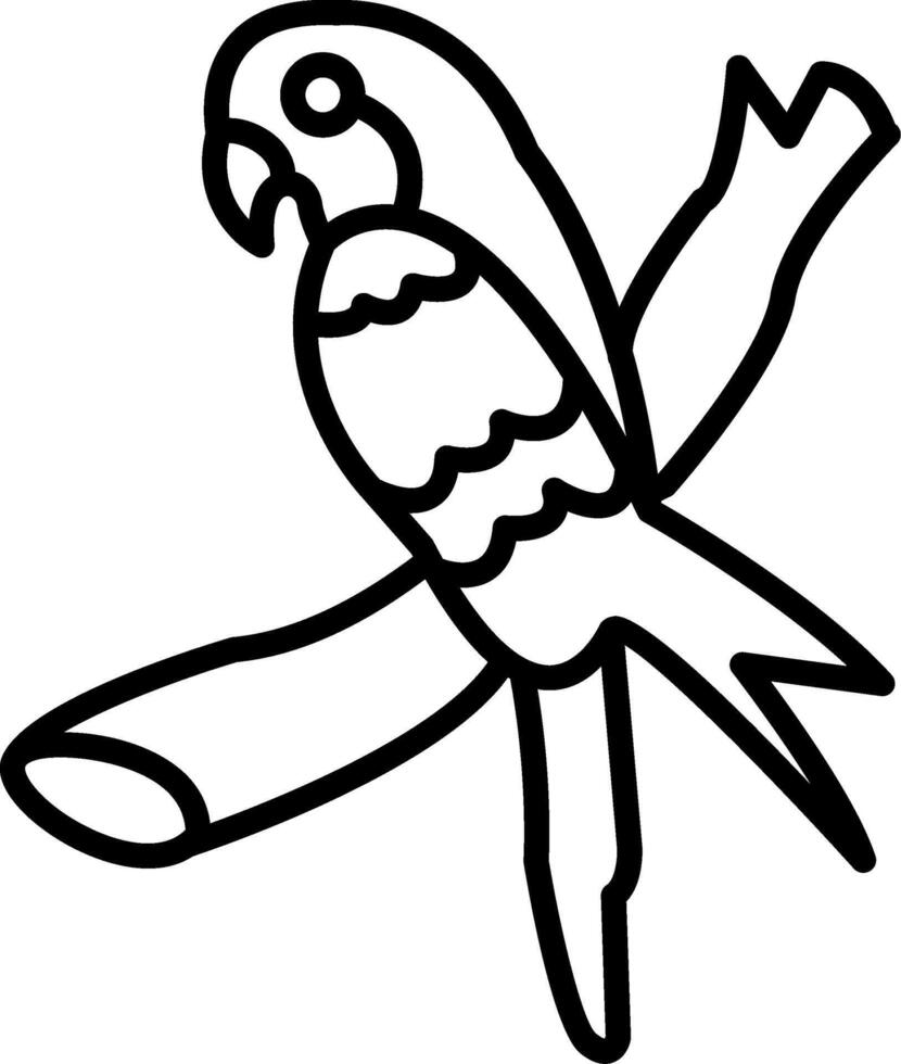 Swift Parrot UX Symbol Set Representation vector