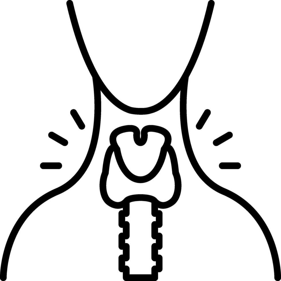 Thyroid Dynamic Design Feature Layout vector