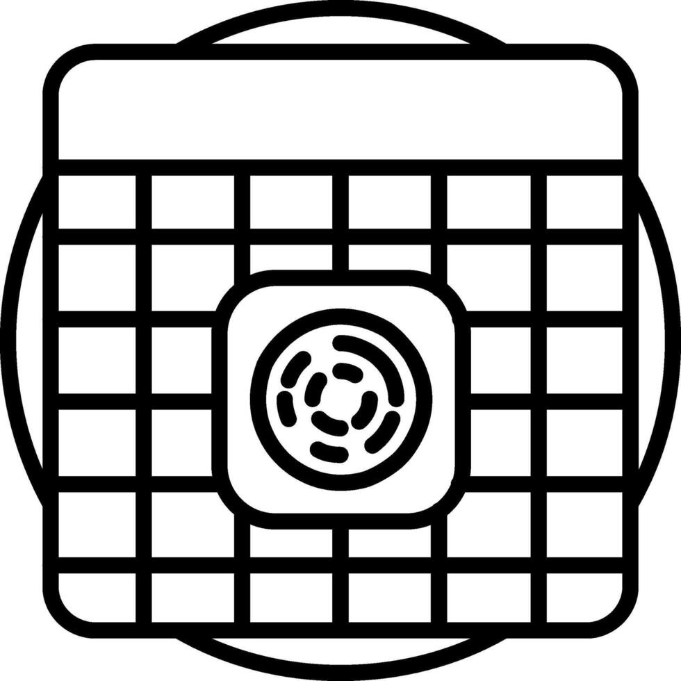 Grid Access Tech Style Mark Graphic vector