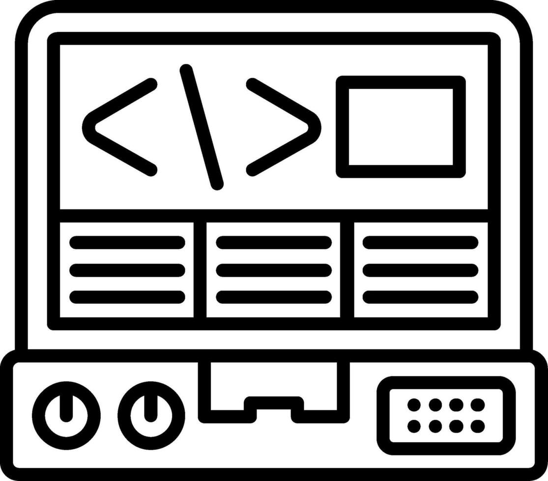 Front End Design System Mark Element vector