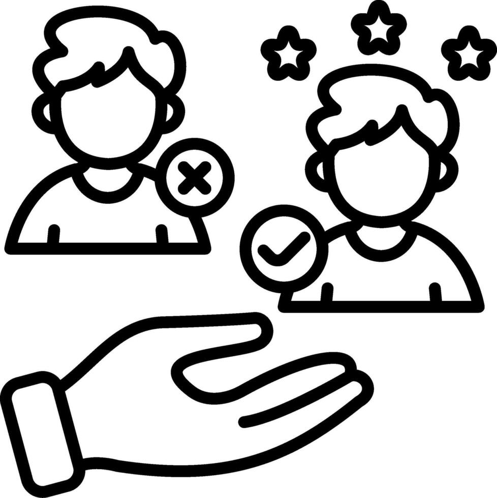 Select Employee Rating Interface Friendly Graphic Element vector