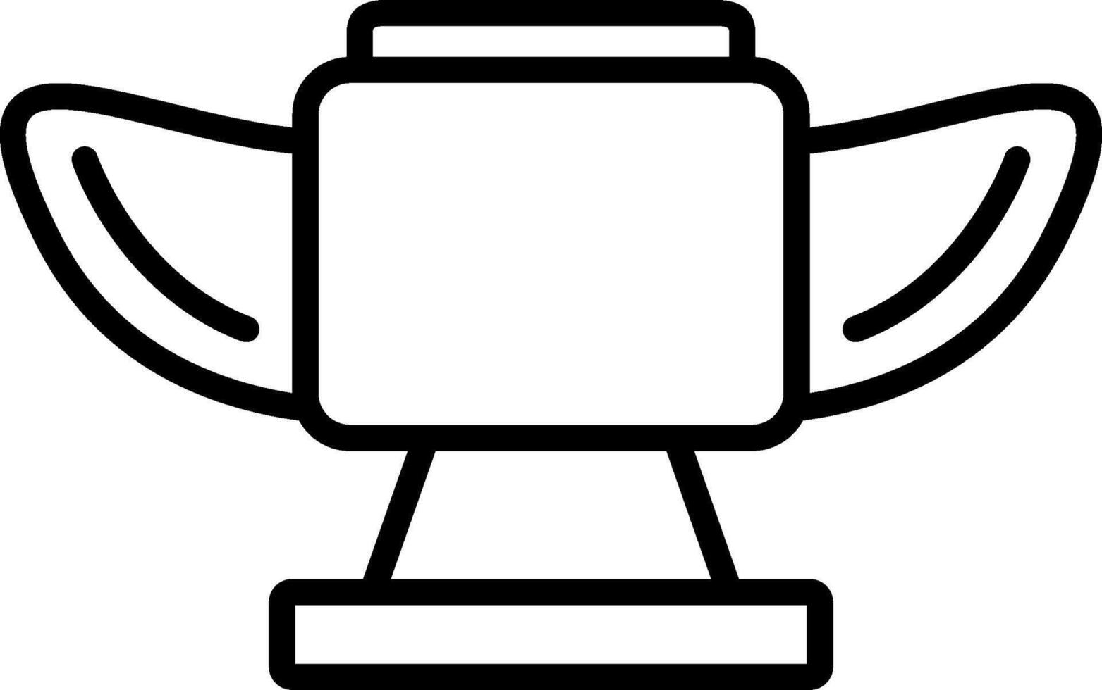 Anvil Balanced Visual Element Layout vector