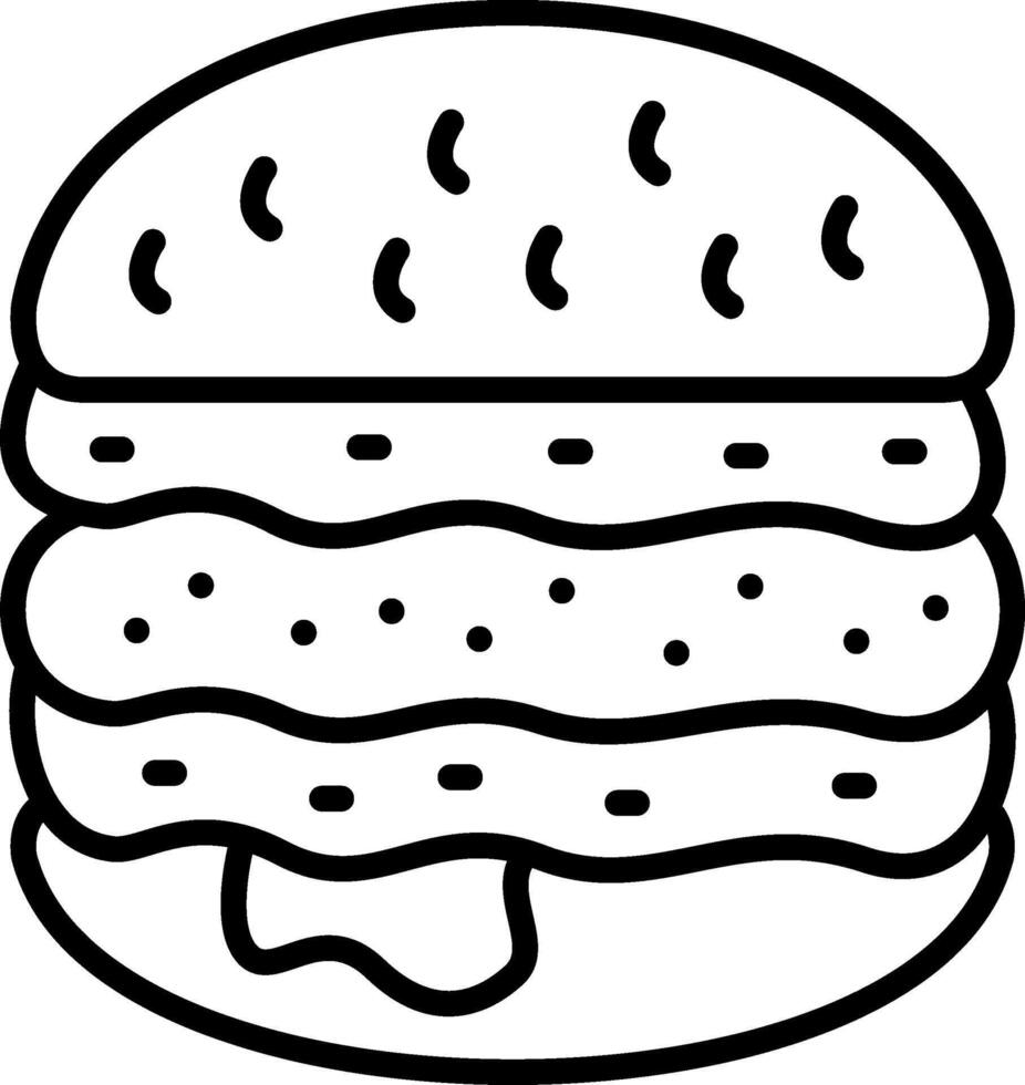 Zinger Burger Scalable File Format vector