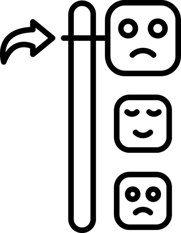 Sad Face Dynamic Design Feature Layout vector