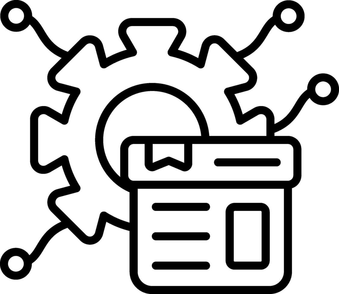 Digital Product Utility Design Feature Layout vector