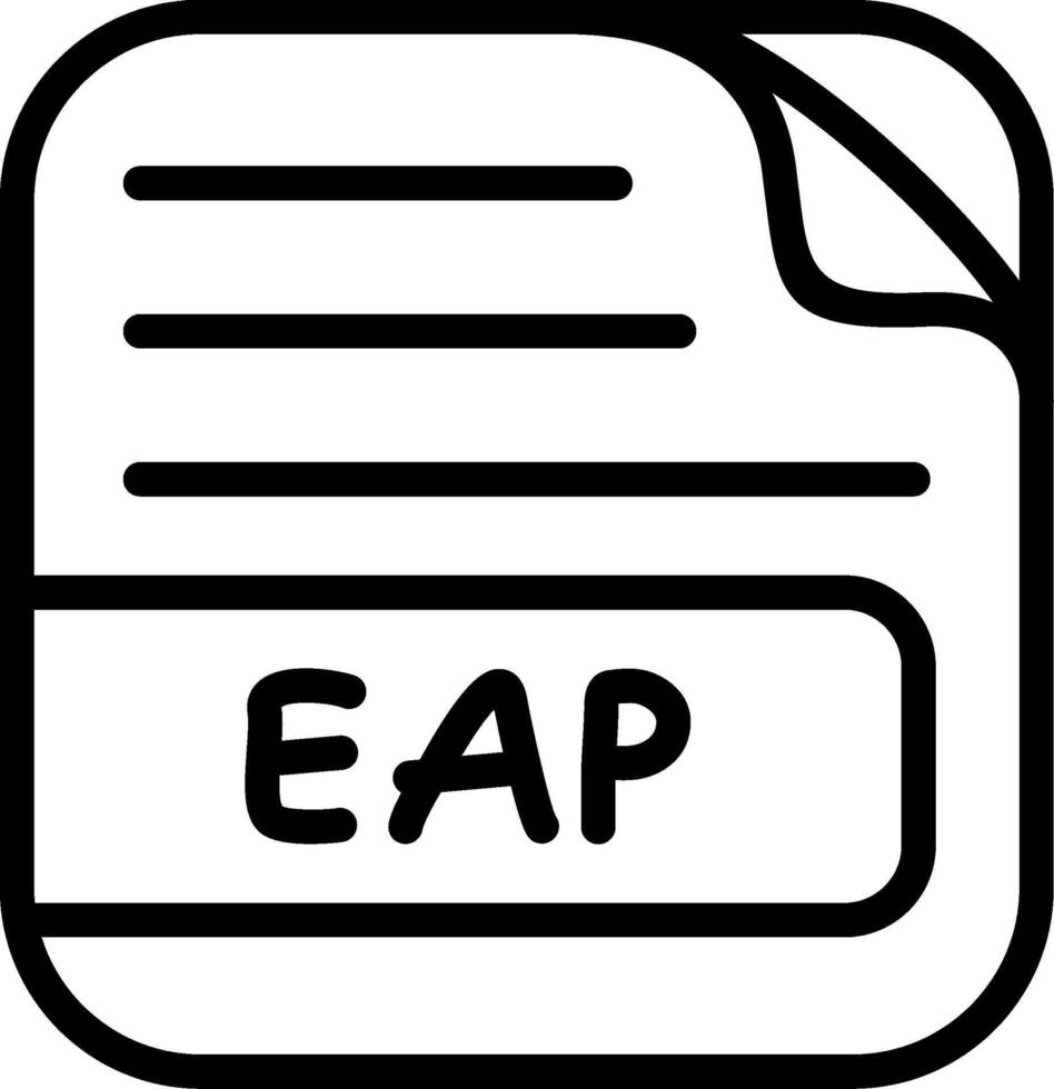 EAP File Scalable Art Form Graphic vector