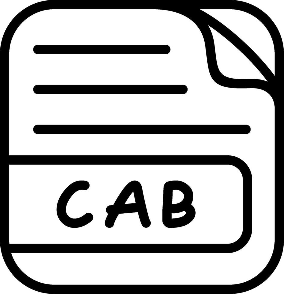 CAB File Dynamic Shape Asset vector