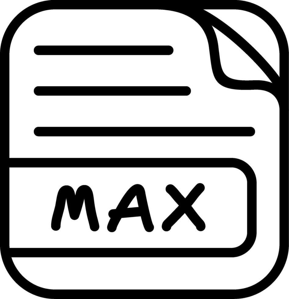 MAX File Interface Style Guide Layout vector