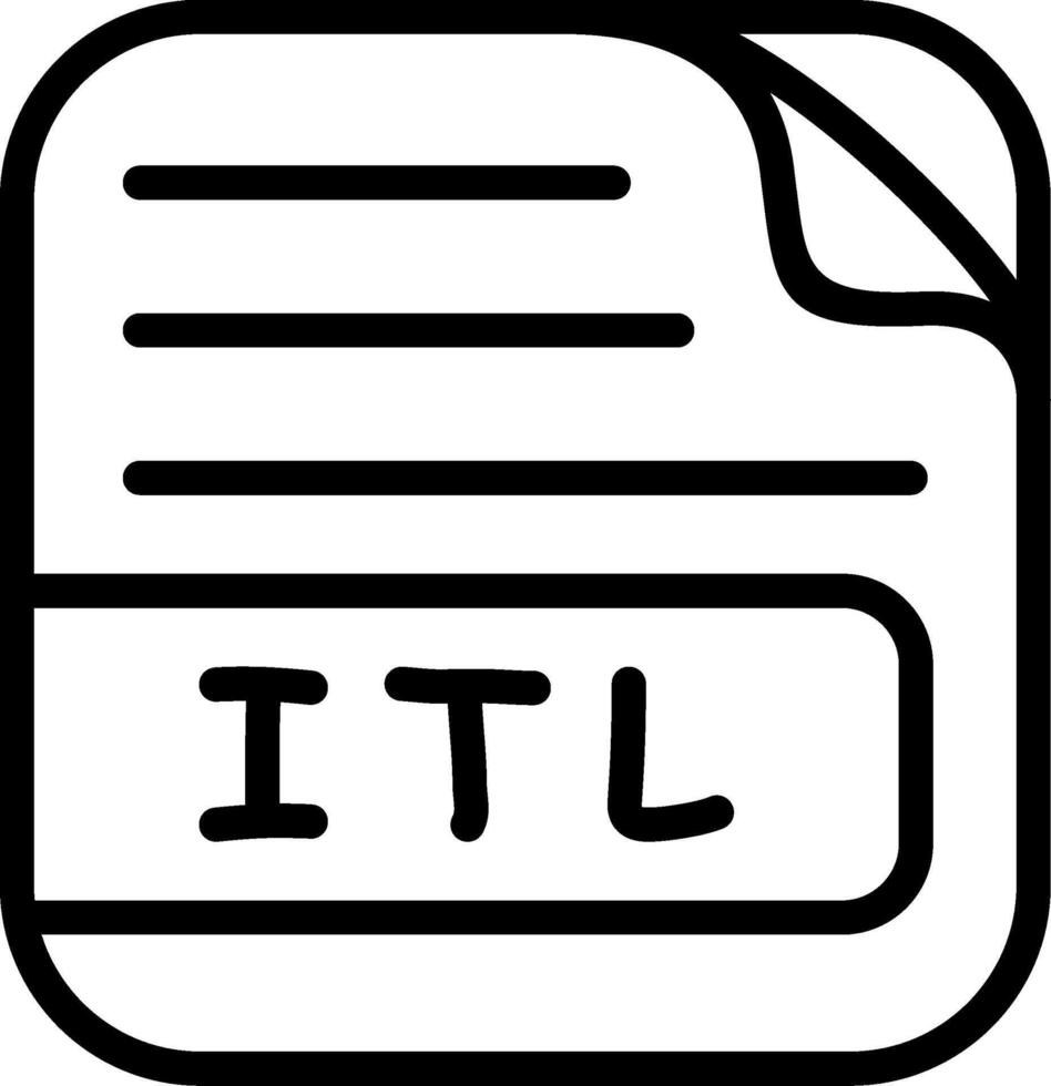 ITL File Interface Style Guide Layout vector