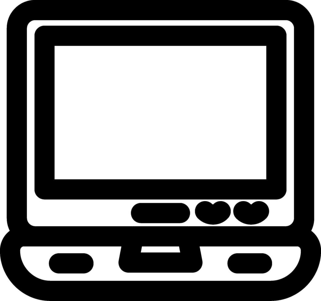 Laptop Feature Highlight Mark Layout vector