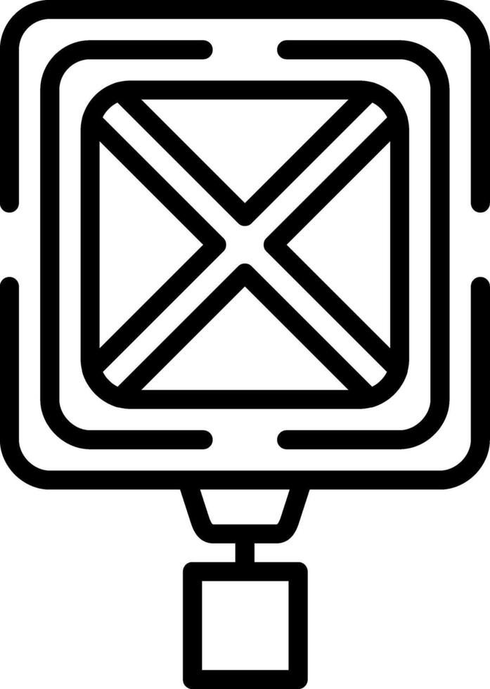 Road Closed Utility Design Feature Layout vector