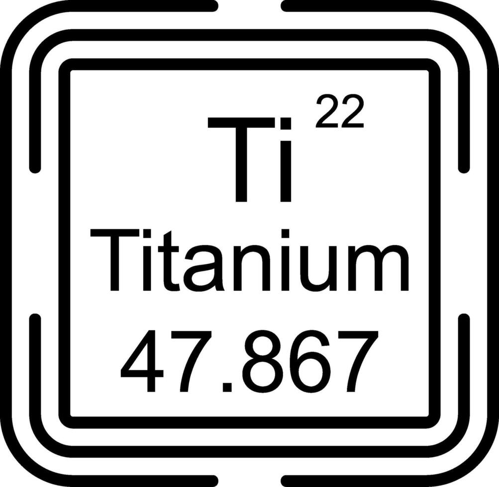 Titanium Iconic Design Element Layout vector