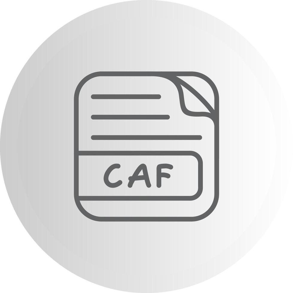 CAF File Scalable UX Feature Graphic vector