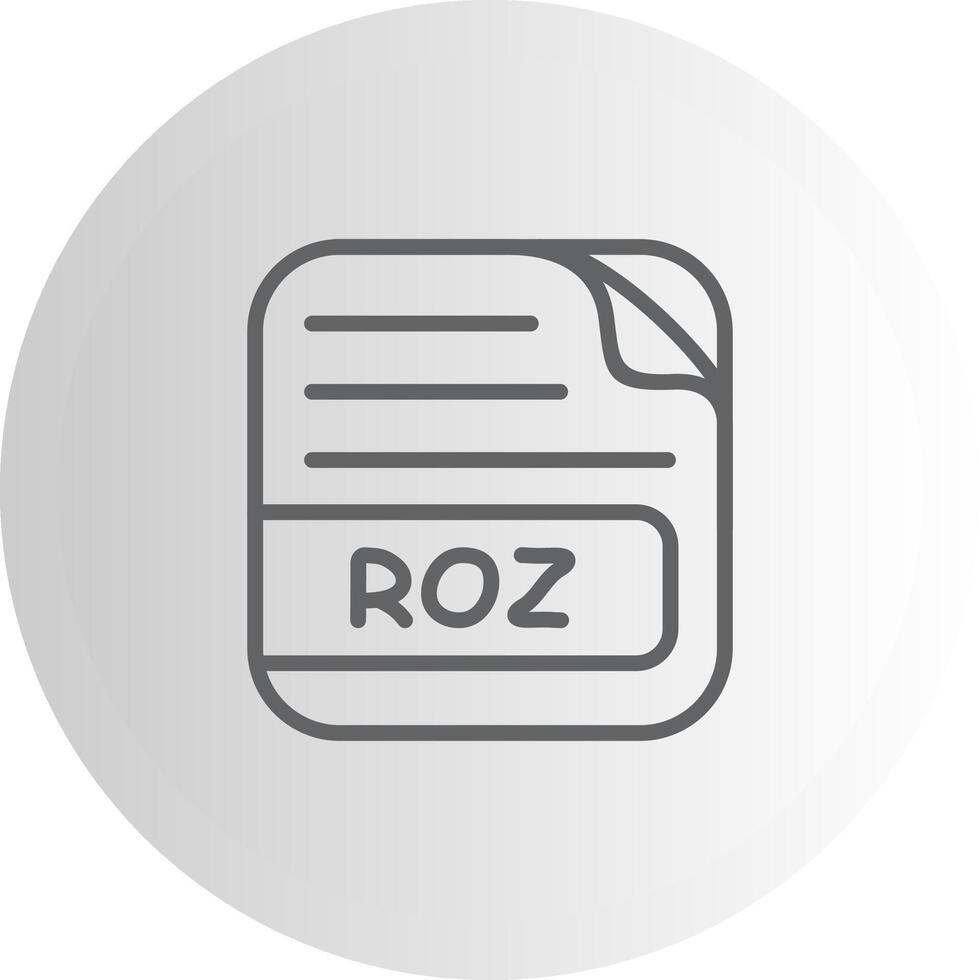 ROZ File Scalable UX Feature Graphic vector