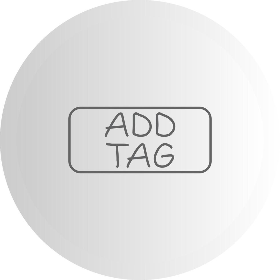 Add Tag Functional UX Graphic Design vector
