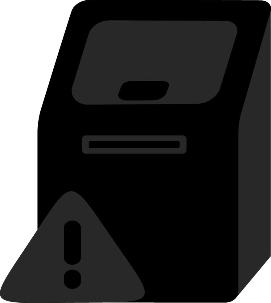 A transaction failure or a machine that is out of service. vector