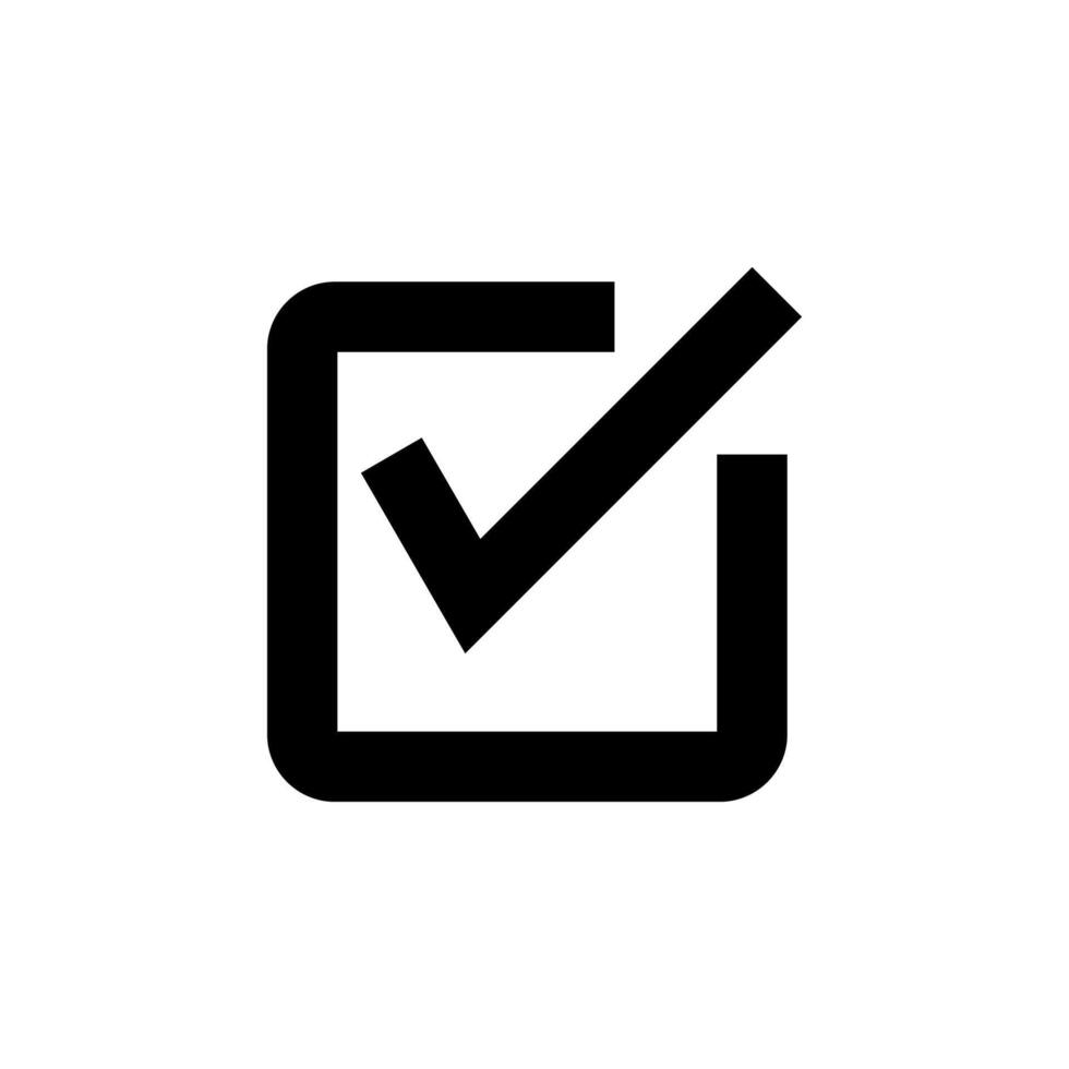 mínimo sólido caja icono para web, aplicación, y digital ui ux vector