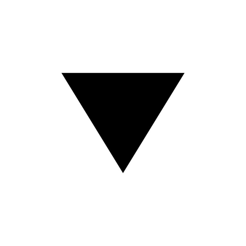 sencillo sólido desplegable negro icono para aplicación control S y web diseño vector