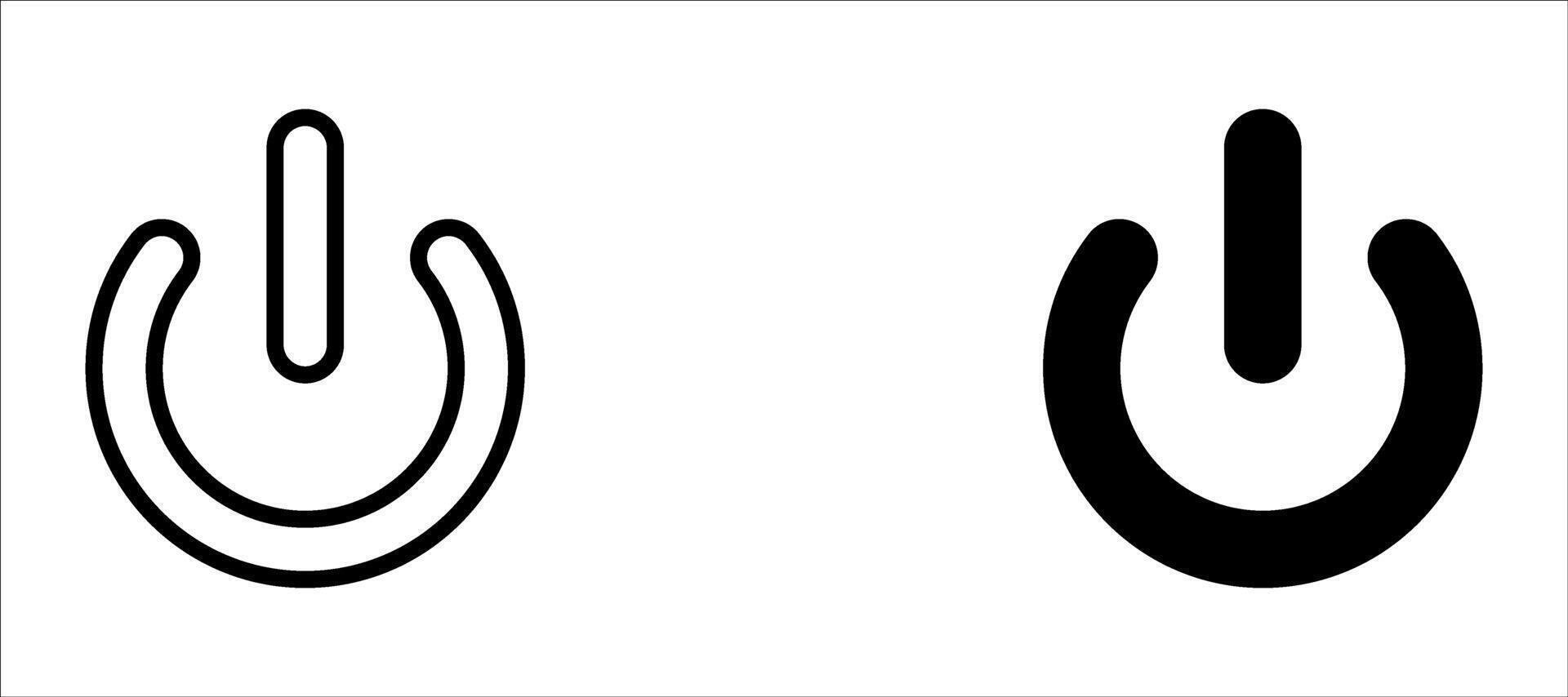 On off power button icon. Switch on switch off icon set, illustration vector