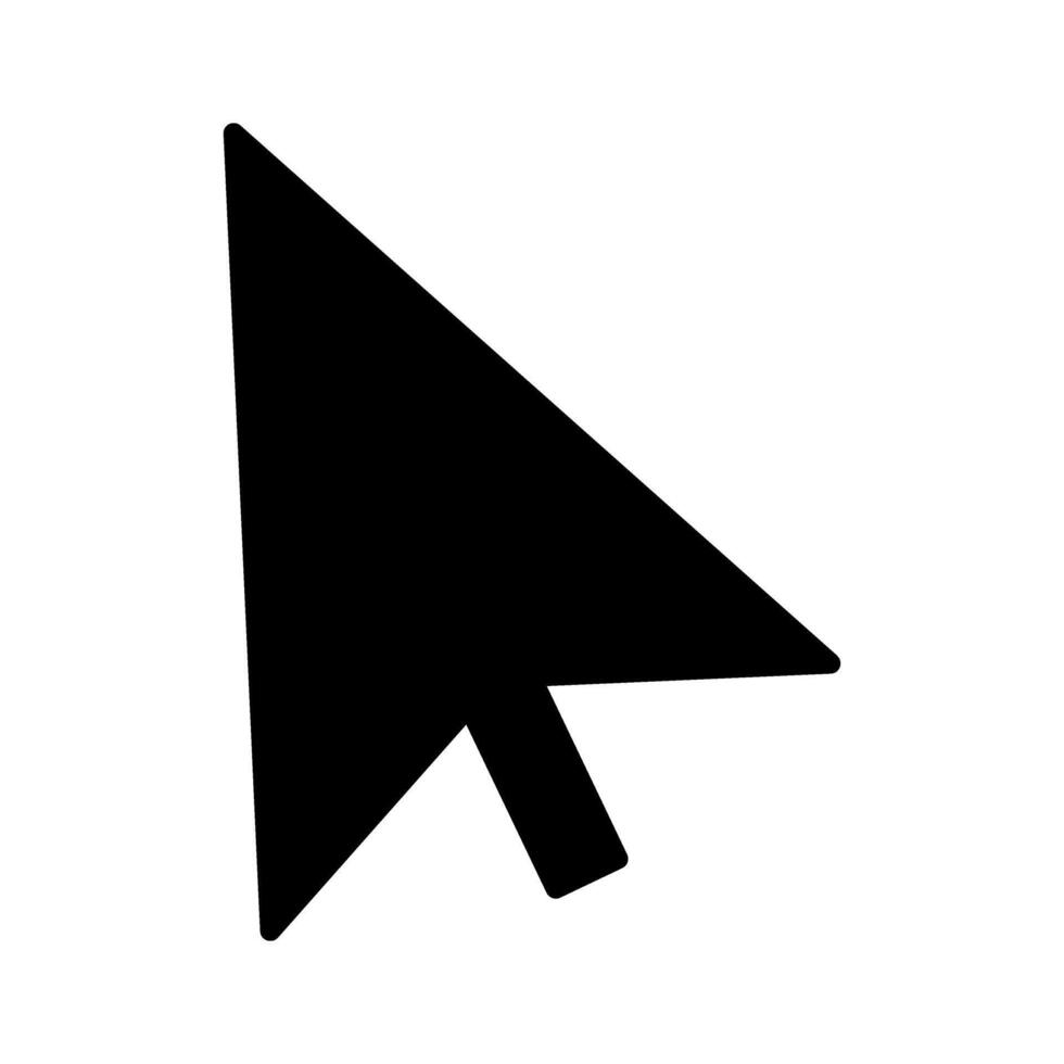 computadora ratón hacer clic puntero cursor flecha. ratón cursor flecha. cursor icono vector