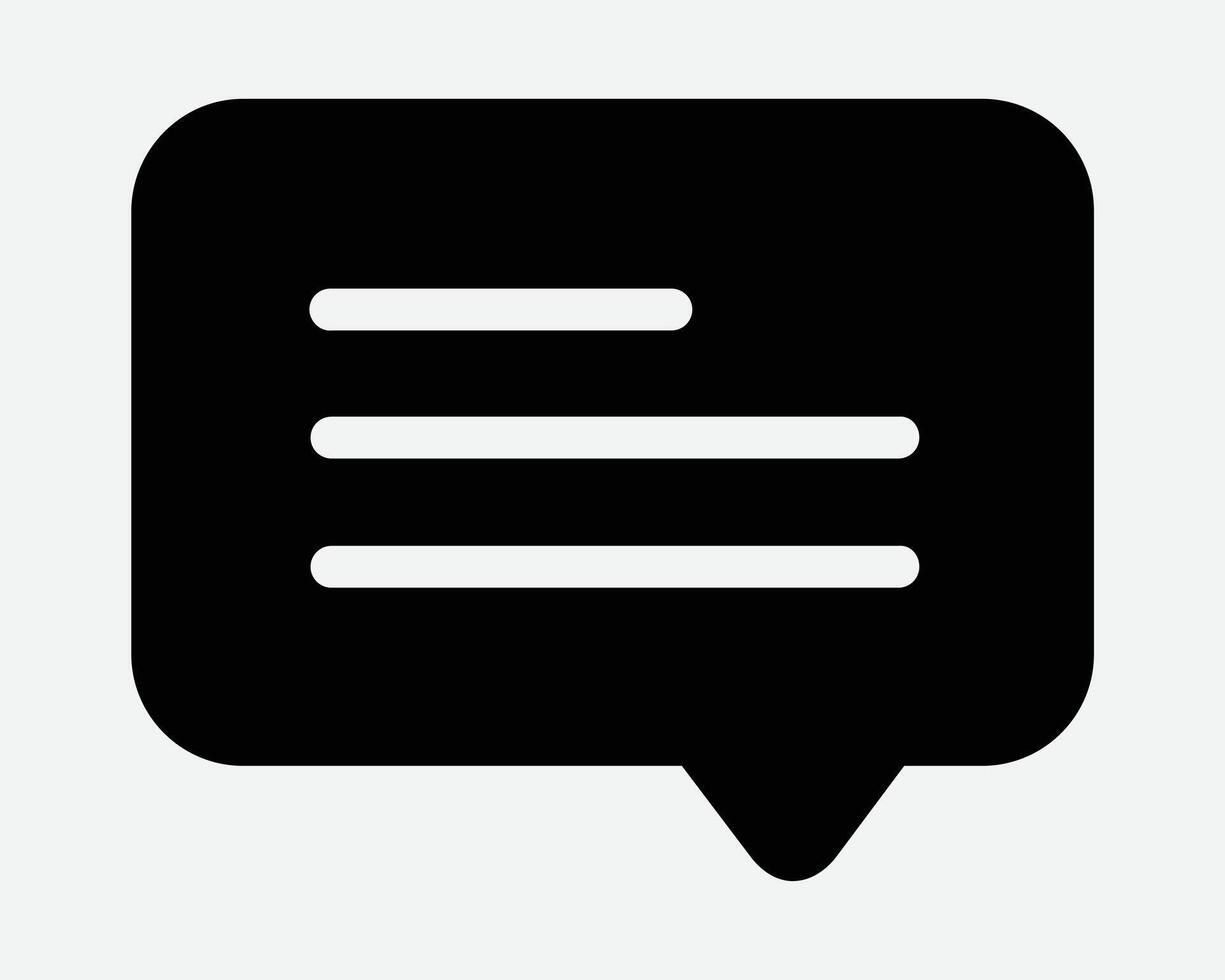 Conversation Bubble Icon Text Message Comment Box Feedback Discussion Opinion Discuss Blank Speech Sign Symbol Dialog Quote Pointer Arrow vector