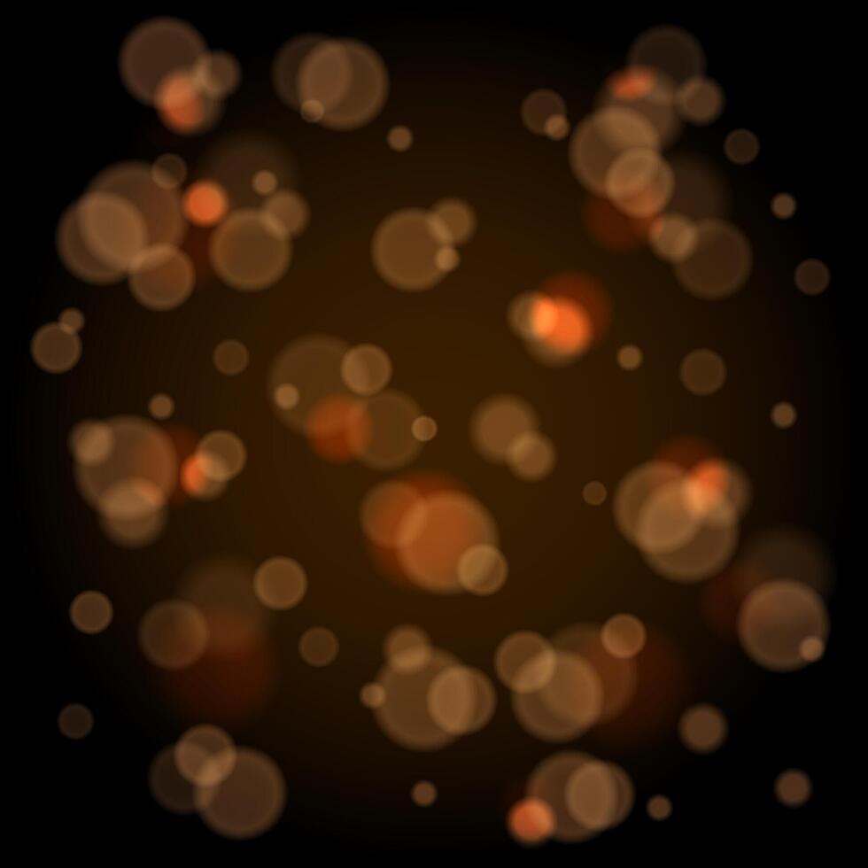 Christmas glowing bokeh and glitter overlay texture for your design on transparent background. vector