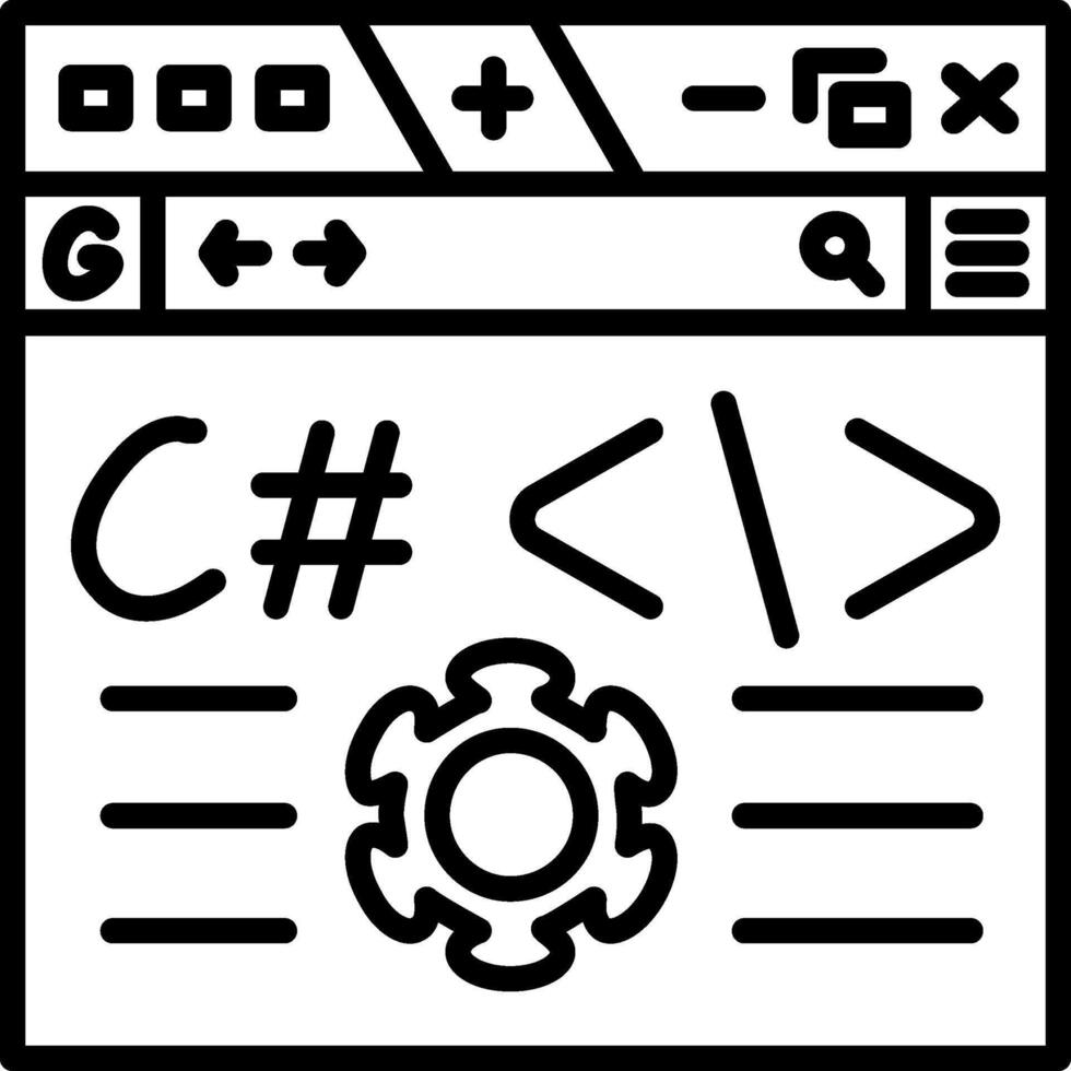 C Sharp Digital Product Graphic Asset vector